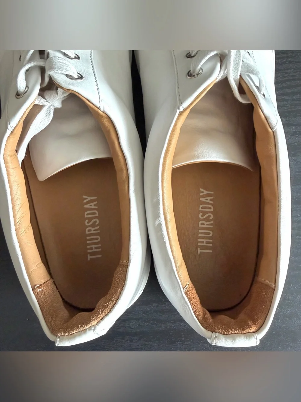Thursday Boot Co. Men’s Premier Low Fashion Sneaker Sz 12 White Leather Shoe EUC